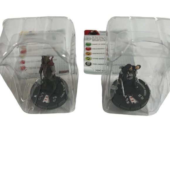 HeroClix Lord of the Rings the Hobbit Fimbul & Thorin Figures. NEW Open Bag - Picture 5 of 5
